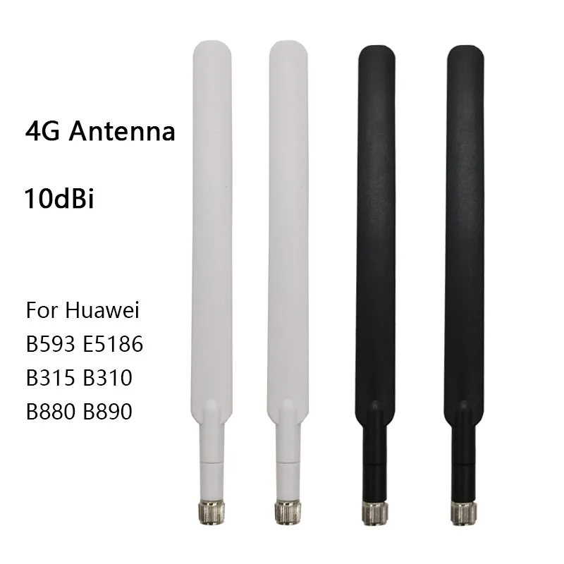 2шт 4G Антенна 700-2700 МГц 10dBi SMA Штекер для LTE-маршрутизатора Внешняя Wifi Антенна для Huawei B593 E5186 B315 B310 B880 B890