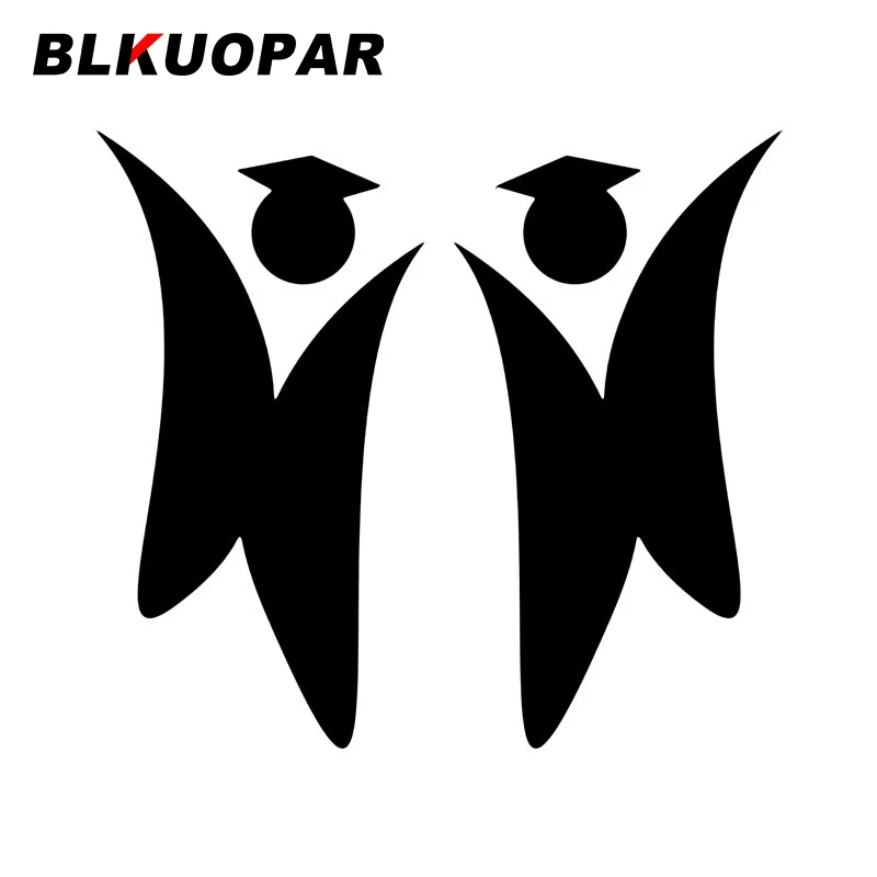 BLKUOPAR Значок Бакалавра, логотип, наклейка на автомобиль, Виниловая креативная Аниме-наклейка, сделай САМ, Украшение бампера от царапин, Защита двери автомобиля