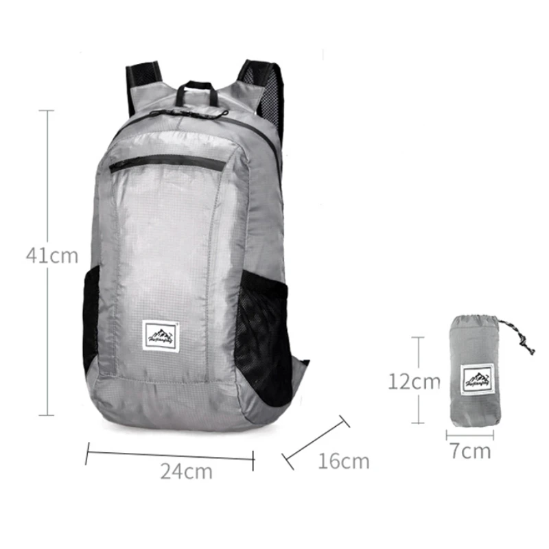 JBTP Новый красочный складной рюкзак для мужчин и женщин, водонепроницаемая дорожная сумка для улицы, большой емкости, легкий спортивный рюкзак для путешествий 3