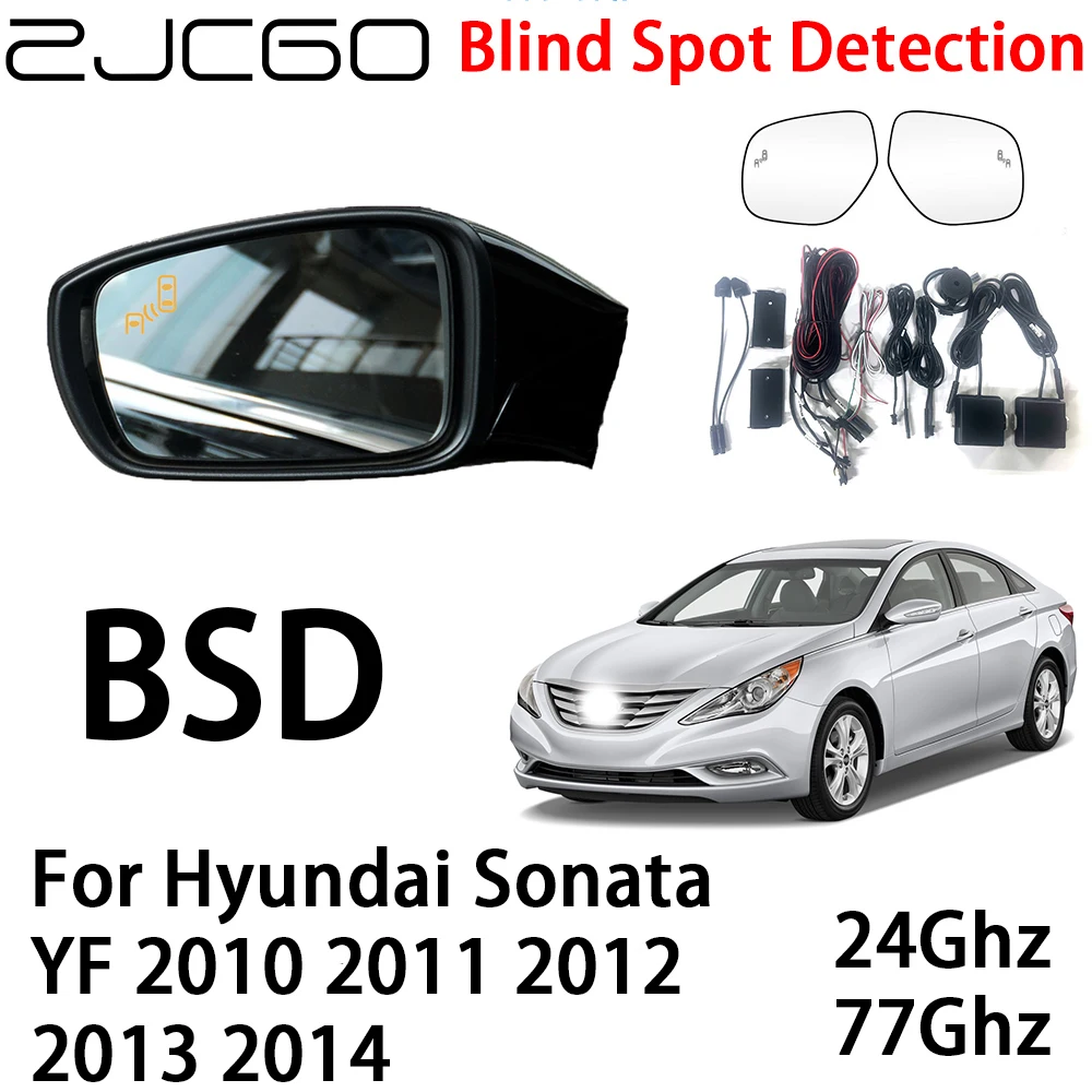 ZJCGO Автомобильная система предупреждения о радаре BSD Обнаружение слепых зон Предупреждение о безопасности вождения для Hyundai Sonata YF 2010 2011 2012 2013 2014
