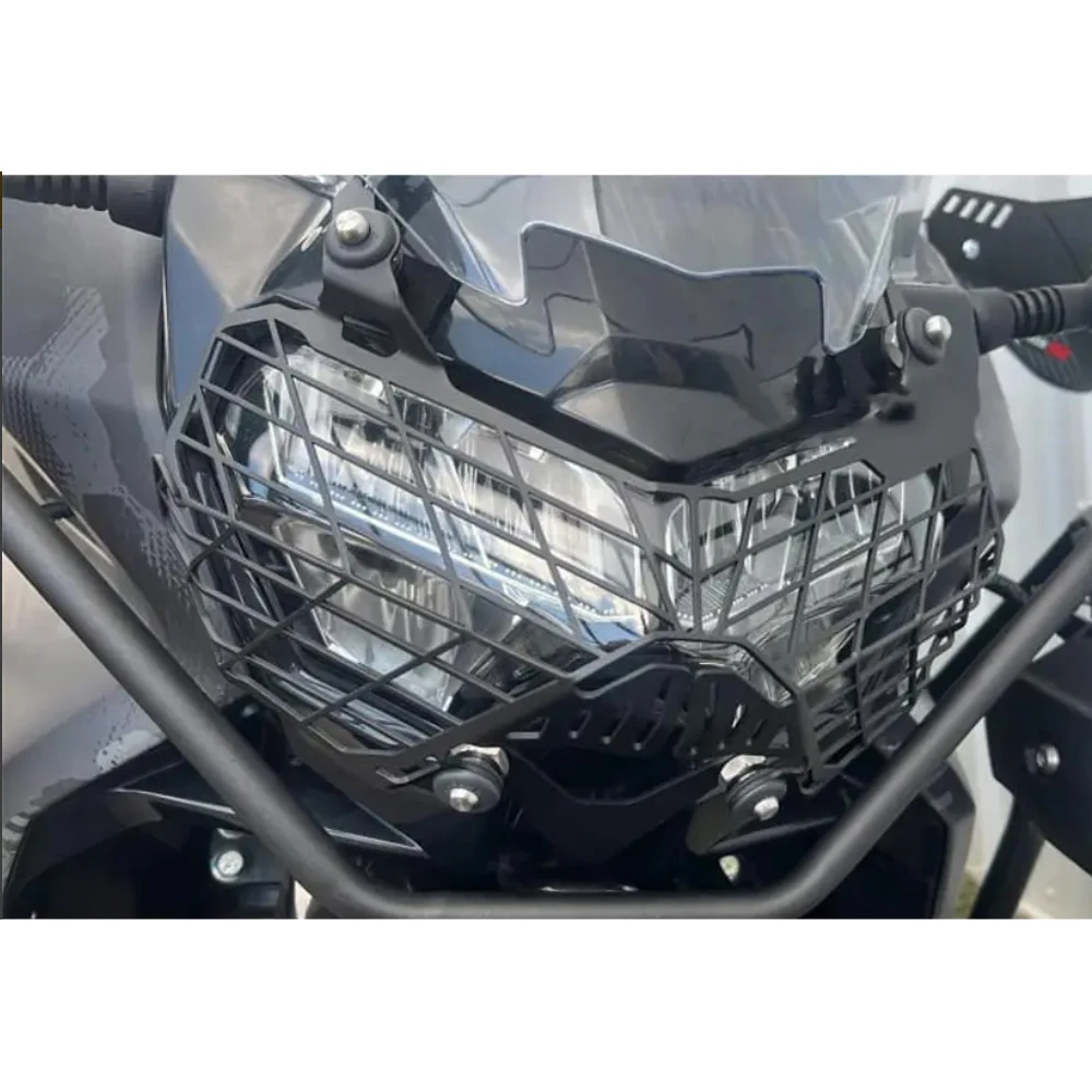 Аксессуары Для мотоциклов Защита Фары Головного Света Защитная Крышка Решетки Радиатора Для Kawasaki KLR650 KLR 650 2021 2022 2023 1
