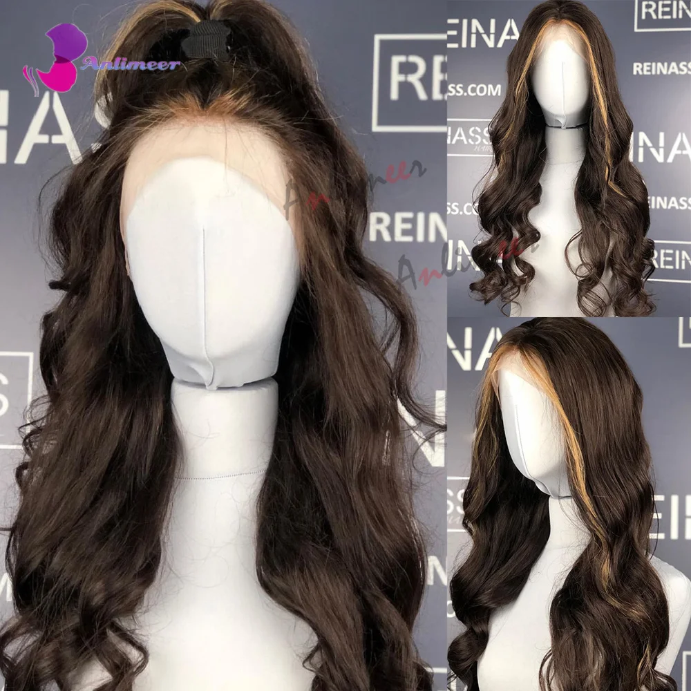 Бесклеевые кружевные парики спереди из человеческих волос, предварительно выщипанные Шоколадные цветные парики, Бесклеевые парики из человеческих волос с эластичной лентой, парик для женщин