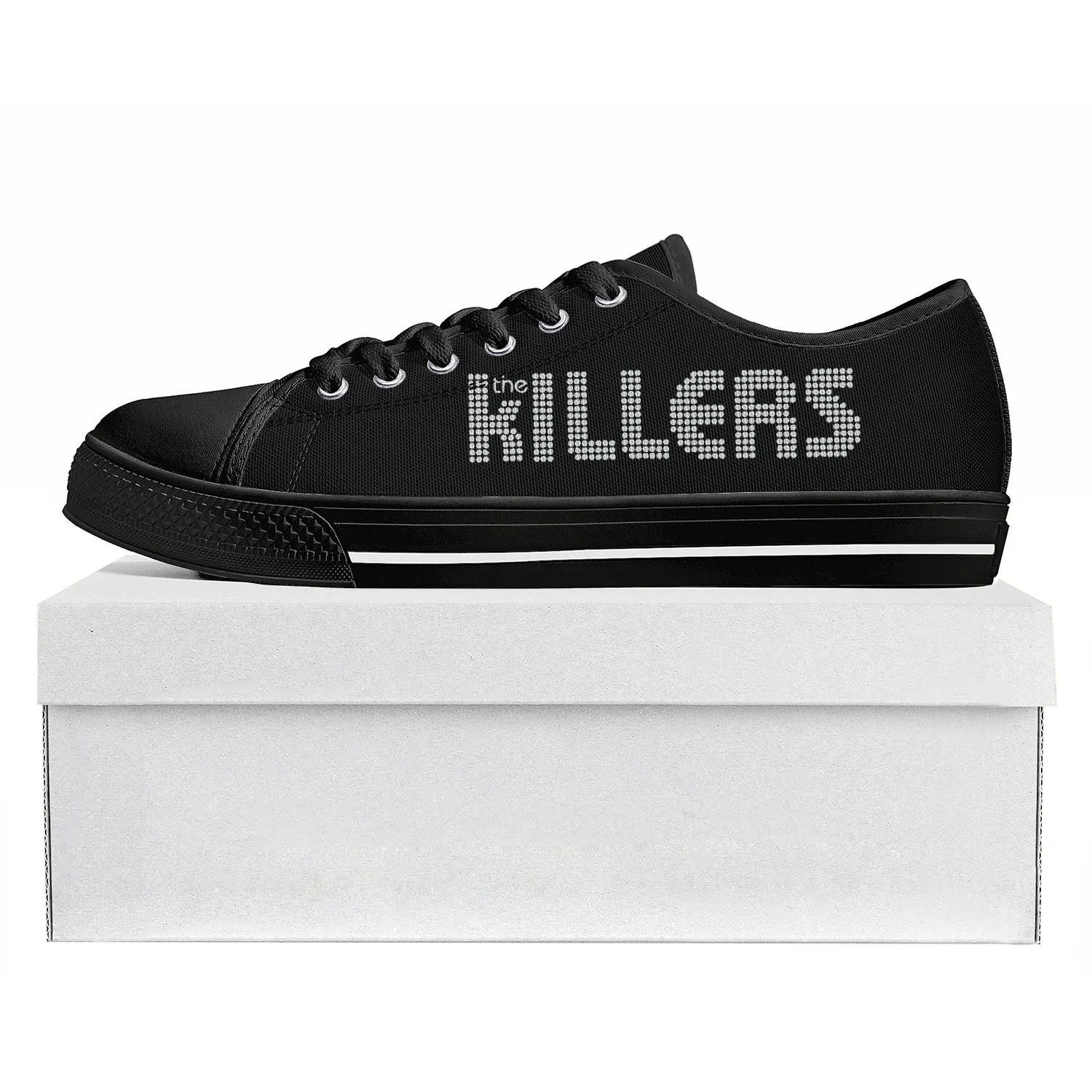 Высококачественные кроссовки The Killers Rock Band с низким берцем, мужские женские кроссовки для подростков, повседневная обувь для пары, обувь на заказ