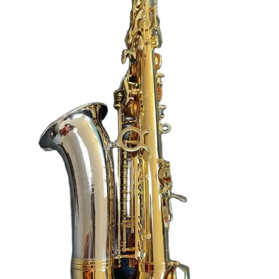 Высококачественный оригинальный O37 one-to-one structure model drop E-tune профессиональный Альт-саксофон с корпусом из белой медной трубки, позолоченный саксофон