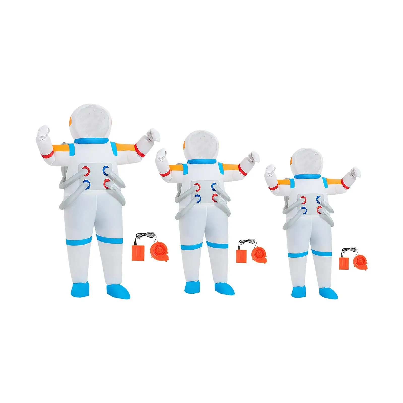 Детский надувной костюм астронавта для взрослых, космический костюм для косплея в стиле аниме на Хэллоуин