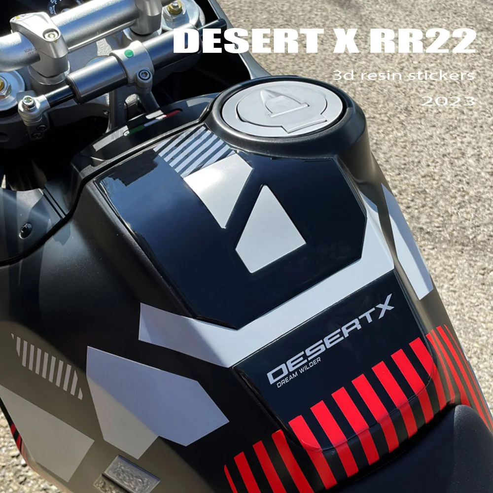 Для Ducati DesertX Desert X RR22 2023 2022 Аксессуары Для Мотоциклов 3D Гелевая Наклейка Из Эпоксидной Смолы Комплект Защиты Бака 0