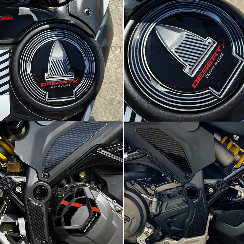 Для Ducati DesertX Desert X RR22 2023 2022 Аксессуары Для Мотоциклов 3D Гелевая Наклейка Из Эпоксидной Смолы Комплект Защиты Бака 1