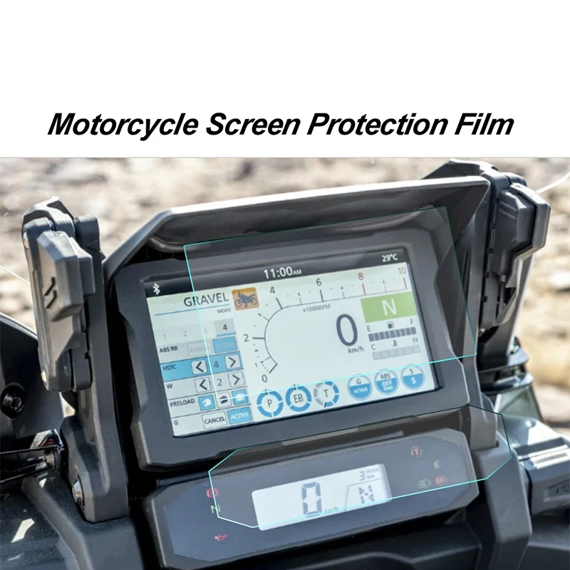 Защитная пленка для экрана с 4 кластерами, аксессуары для мотоциклов Honda CRF1100L CRF1100 L Africa Twin 2020 2