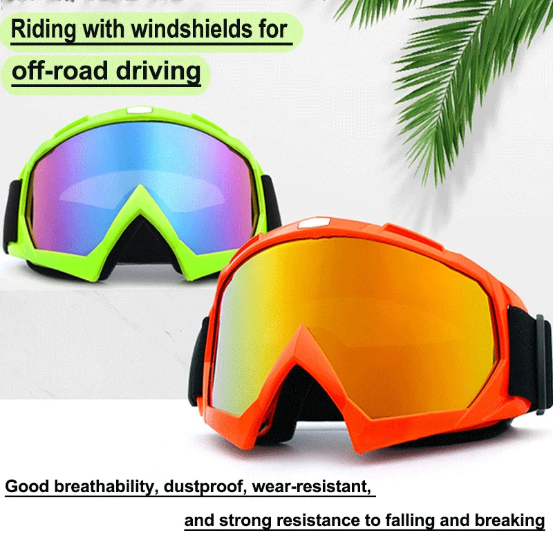 Лыжные очки Ветрозащитные Велосипедные Мотоциклетные очки Зимние противотуманные Уличные лыжные очки Лыжная маска Тактические очки Солнцезащитные очки