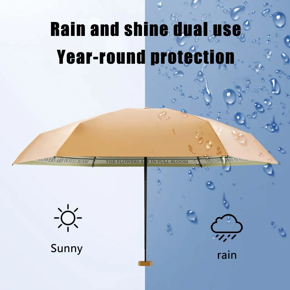 Мини-карманный зонт от дождя, солнцезащитный козырек, женский зонт от дождя, УФ-зонт от солнца, капсульный зонт, деловой зонт it 우산