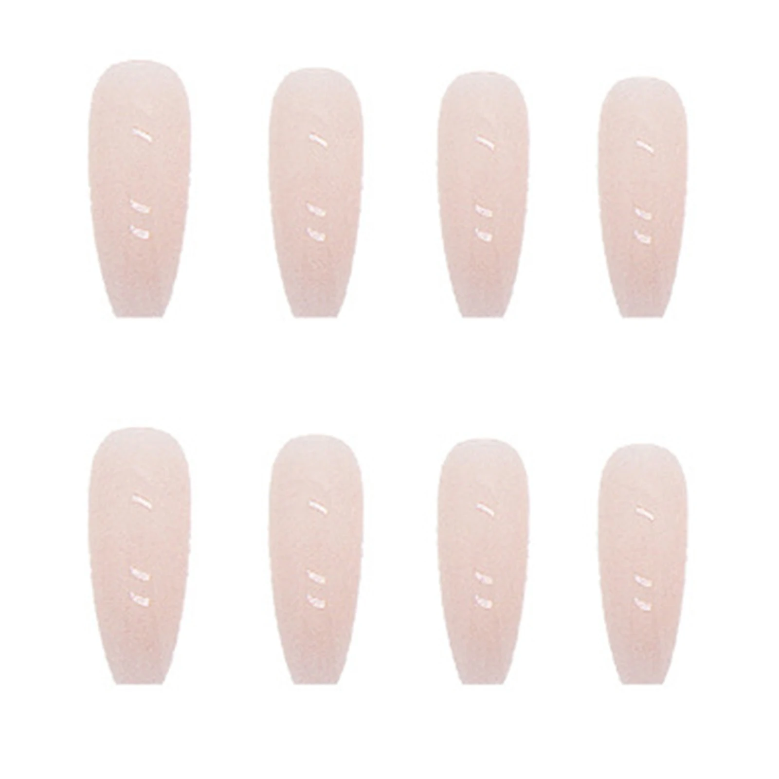 Модные Простые накладные ногти в стиле клея Многоразового использования для женщин и девочек 2