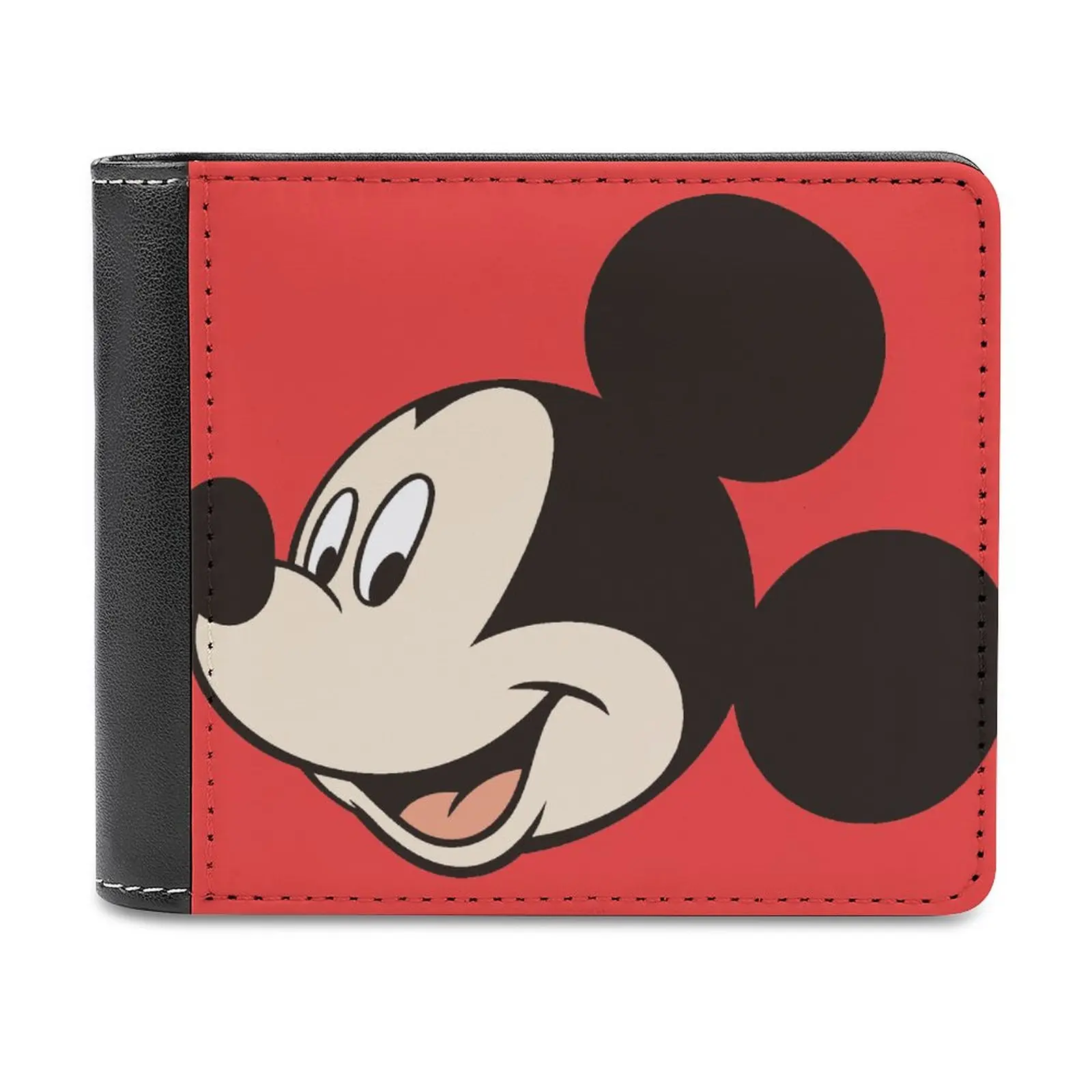 Нейтральный короткий кошелек Disney с Микки Маусом, женская сумочка из искусственной кожи, изготовленный на заказ милый кошелек, игрушечная сумочка в подарок