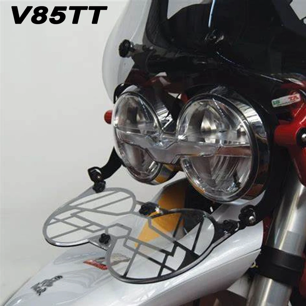 Новая Мотоциклетная Фара Решетка Защитная Крышка Защитные Аксессуары Для Moto Guzzi V85TT V85 TT 2019 2020 2021 2022 2023 1