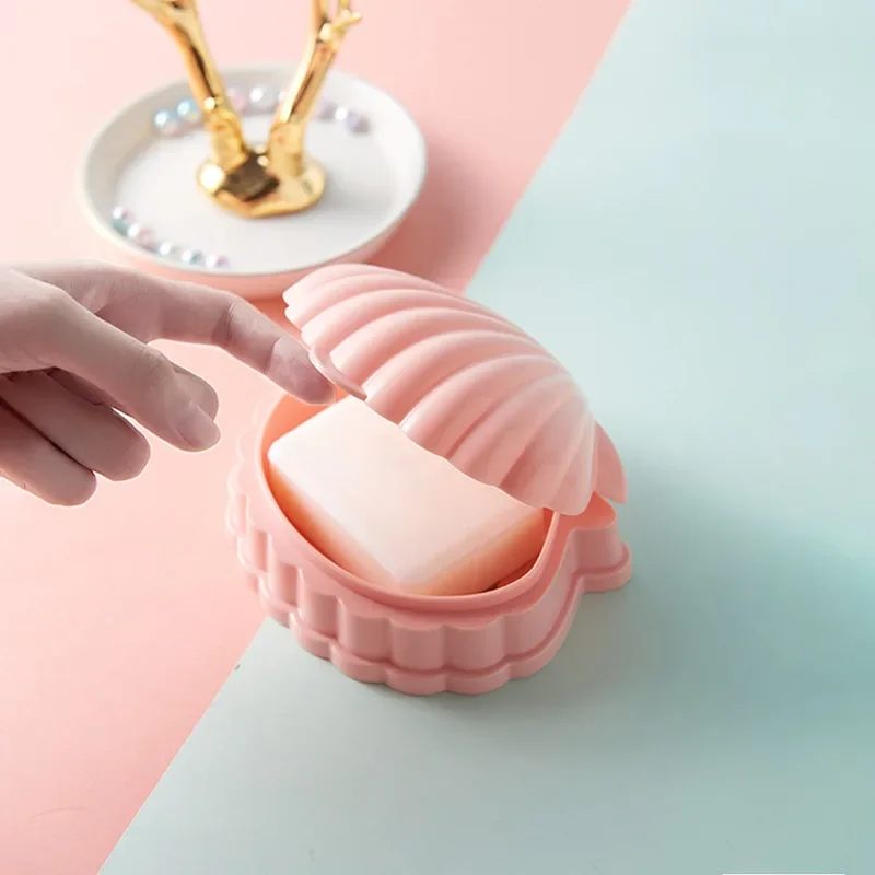 Новая простая модная и удобная коробка для мыла в стиле ретро, креативный сливной розовый держатель для мыла, материал PP