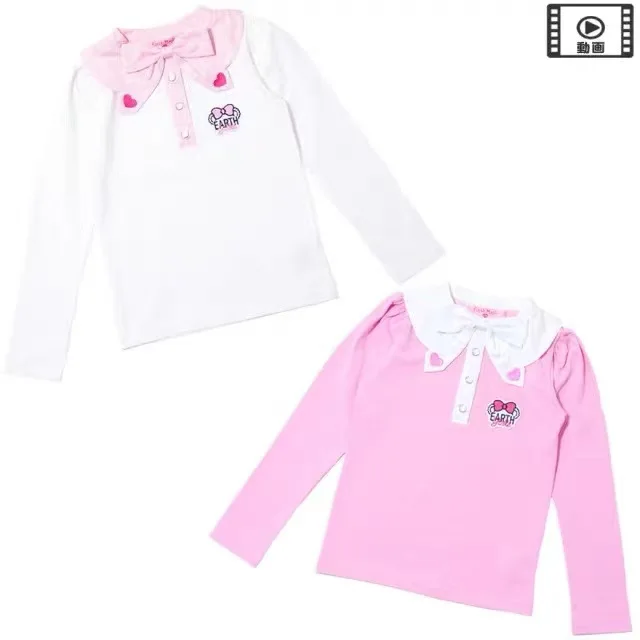 Одежда для девочек 2023, весенне-осенний модный бренд, детская одежда с бантом, детская базовая рубашка с длинными рукавами, футболка