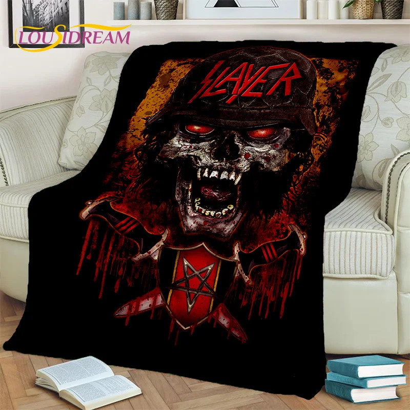 Одеяло для рок-хэви-метал группы Slayer, Мягкое Покрывало для дома, кровати, дивана, пикника, путешествий, офиса, Покрывала для отдыха, Одеяло для детей