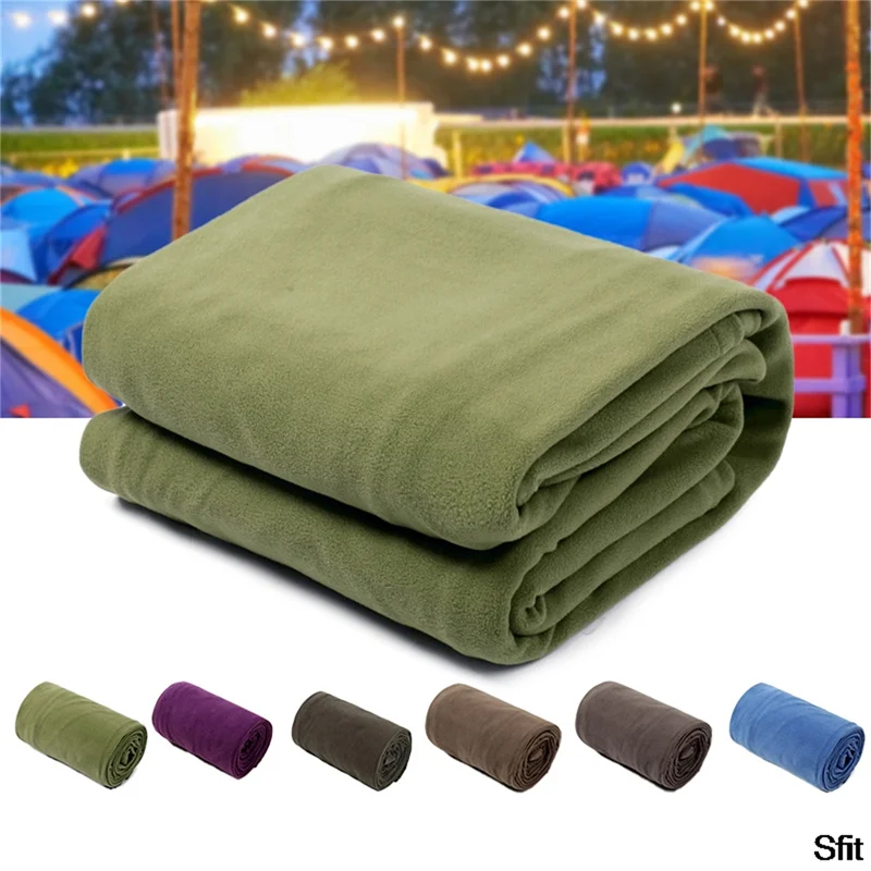 Портативный сверхлегкий флисовый спальный мешок, походная палатка, кровать, теплый спальный мешок для путешествий, спортивные аксессуары для кемпинга