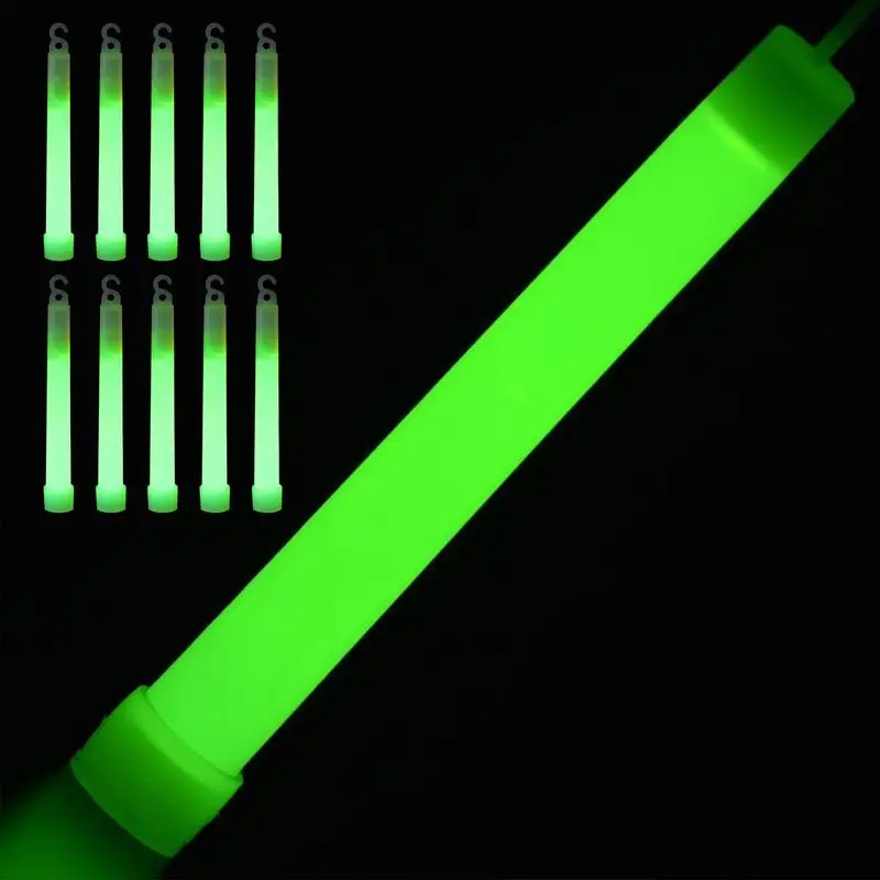 Праздничные светящиеся палочки 10шт RGB LED Glow Cheer Tube Красочный свет портативные светящиеся флуоресцентные палочки для украшения свадьбы 3