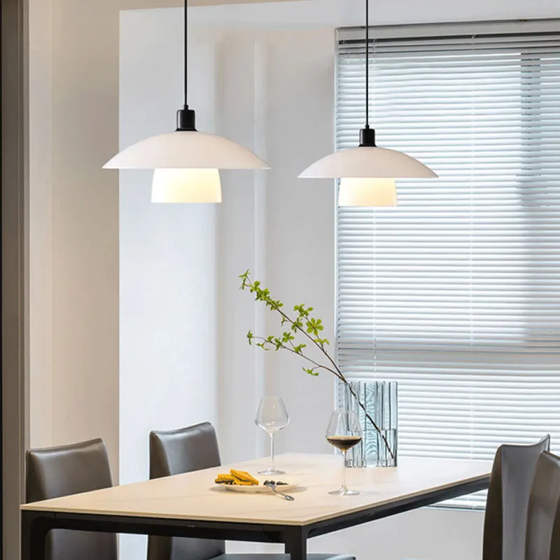 Японский минималистичный ресторан, подвесные светильники, потолочная люстра для столовой, дизайнерский датский настольный бар PH5 Wabi-sabi.