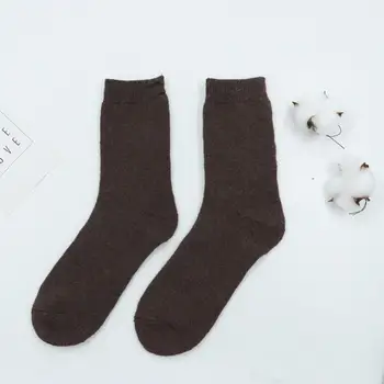 1-4 ПАРЫ носков для пола Максимальный комфорт, мягкие и плюшевые, очень теплые Зимние Носки для мужчин, толстые носки, зимние шерстяные носки первой необходимости 5