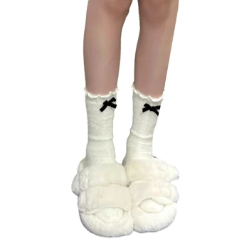 1 пара носков Princess с оборками, женские носки средней длины, носки в стиле лолиты