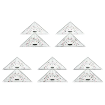 10-кратная треугольная линейка для рисования диаграммы для рисования корабля 300 мм Крупномасштабная треугольная линейка
