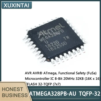 10 шт./лот Новый Оригинальный микроконтроллер ATMEGA328PB-AU ATMEGA328PB TQFP-32 Функциональной безопасности (FuSa) IC 8-битный 20 МГц 32 КБ
