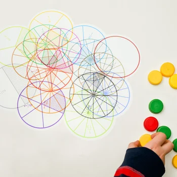 16 Листов обучающей игрушки по математике Детская математическая игрушка Цветная когнитивная математическая игрушка Числовая математическая игрушка