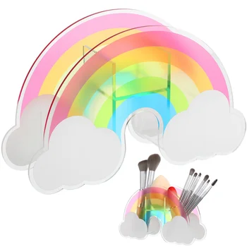 1шт Акриловый Держатель Для Ручки Rainbow Pen Organizer Декоративная Ручка-Щетка Ведро
