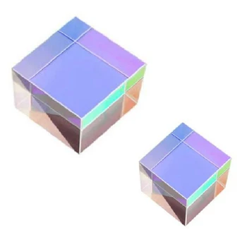 20X20X20 и 15x15x15 мм Оптическая призма Rainbow Cube светлого цвета, большой подарок для детского научного эксперимента