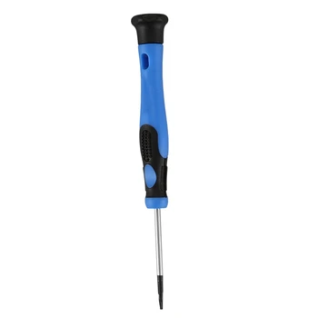2X Сине-черная противоскользящая ручка с магнитным наконечником T6, защитная отвертка Torx