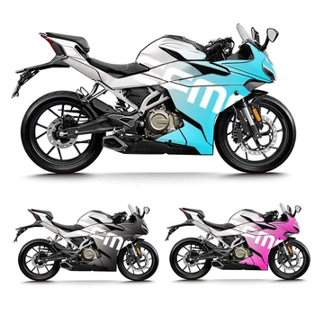 3D аксессуары для мотоциклов Накладки на газовый топливный бак Наклейки-отличительные знаки Протектор мотоцикла гоночный универсальный Подходит GTR для CFMOTO 250SR