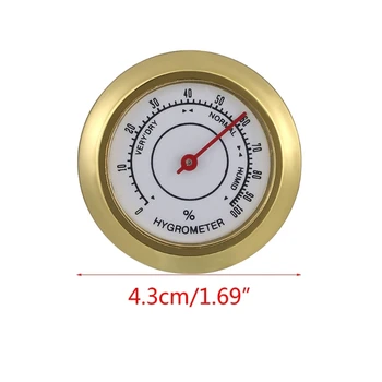 43 мм Мини-бытовой чехол для гитары сигарный гигрометр сигарный гигрометр термометр Прямая поставка 5