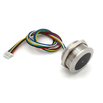 GM861 Металлическое светодиодное кольцо управления Индикаторная лампа Интерфейс UART 1D / 2D Штрих-код Модуль считывания QR-кода штрих-кода