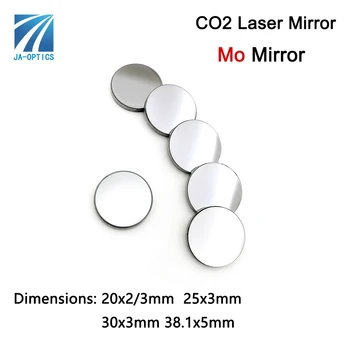 JA-OPICS Комплект из 3 шт. зеркального отражателя Mo Dia20/25/30/38.1 молибденовое зеркало CO2-лазера мм для CO2-лазерного гравировального станка