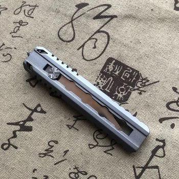 TC21 Универсальный Нож С Титановой Ручкой Многофункциональный Резак Для Бумаги Нож Для Побега Из Разбитого Окна Открытый Кемпинг Охота EDC Инструмент 5
