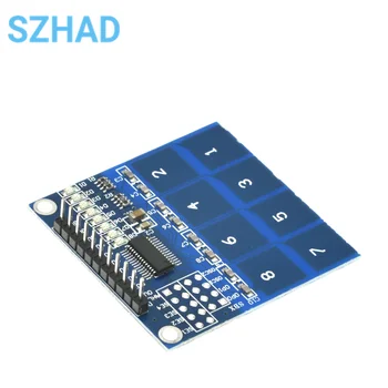 TTP226 8-канальный цифровой емкостный модуль сенсорного переключателя для Arduino 2