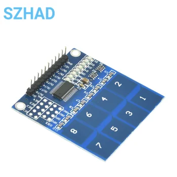 TTP226 8-канальный цифровой емкостный модуль сенсорного переключателя для Arduino 4