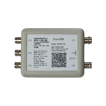 Беспроводной Wi-Fi 5-канальный USB-осциллограф Fosc53b, устройство для сбора виртуальных данных, наборы инструментов для технического обслуживания автомобилей