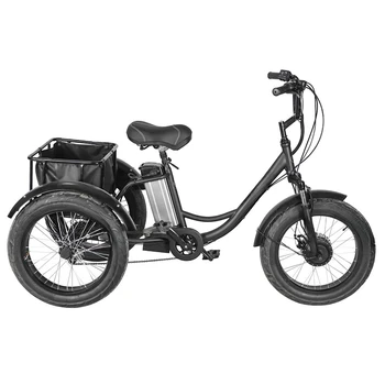 Высококачественные товары для электрических трехколесных велосипедов трехколесный электрический трехколесный велосипед мощностью 500 Вт электрический грузовой велосипед fat tire