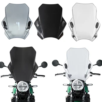 Для KAWASAKI Z650 Z650 RS 2022 Универсальное лобовое стекло мотоцикла, Защитное стекло, Дефлектор экрана, Аксессуары для мотоциклов