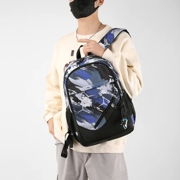 Дорожная сумка большой емкость книги Сумка груди, сумка слинг сумка для студентов, взрослых печатных рюкзак облегченный рюкзак ремень сумка