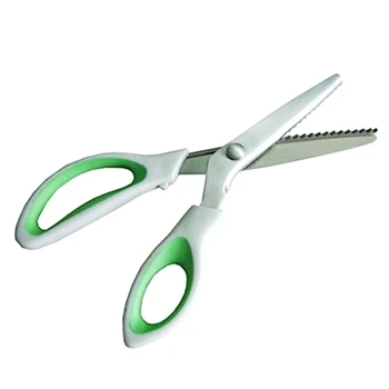 Зеленые ножницы, удобные ручки, ножницы для рукоделия, профессиональные ручные ножницы для пошива одежды, ножницы для фотоальбома 