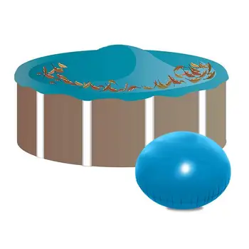 Зимняя воздушная подушка для бассейна Защитите покрытие вашего бассейна над землей В межсезонье Зимняя подушка для бассейна для двора