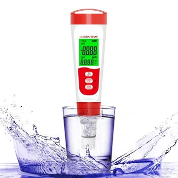 Измеритель Уровня Бутылки С Водородной Водой, 3 В 1 H2 /ORP / Temp Цифровой Тестер Уровня Водорода Ручка Для Ежедневного Питья Водородной Воды Прочный