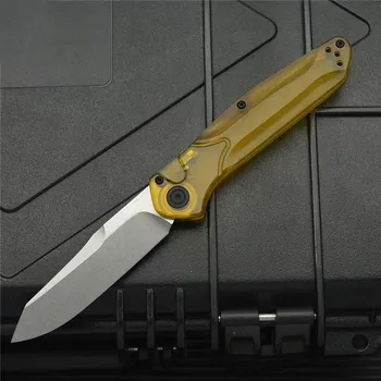 Карманный Складной нож BM 9400 Osborne OTF D2 с обратным лезвием Танто, ручки PEI для наружных тактических безопасных ножей, инструменты для кемпинга EDC