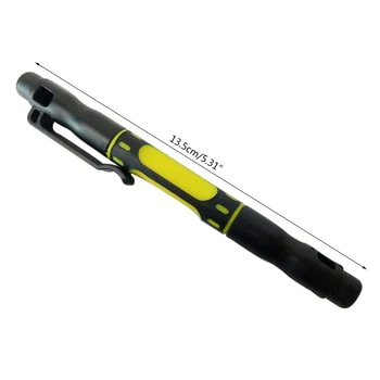 Многофункциональная мини-отвертка 4 в 1 в форме ручки, многофункциональная ручка для ремонта инструмента, отвертка F1CD 5