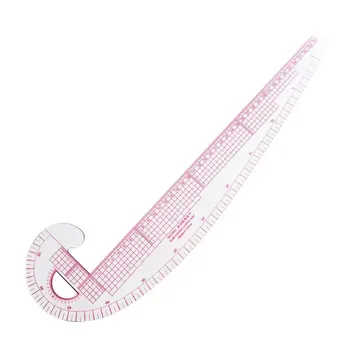 Многофункциональная пластиковая линейка 6501 для шитья по французской кривой, Измеряющая Линейка для пошива одежды на заказ, Инструменты для изгиба линейки на 360 градусов
