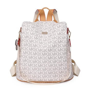 Противоугонный рюкзак большой емкости, школьный рюкзак из ПВХ с модным принтом, школьная сумка для девочек, дорожная сумка, женская брендовая дизайнерская сумка через плечо