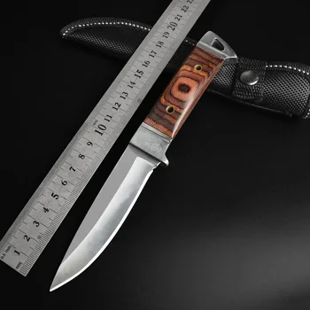 Складной карманный нож из нержавеющей стали для выживания на открытом воздухе для мужчин, военная самооборона высокой твердости, тактические ножи для охоты